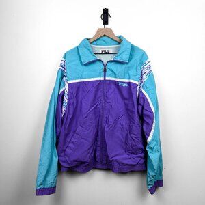 Vintage 90's Fila Windbreaker | No size listed. fits like an XL